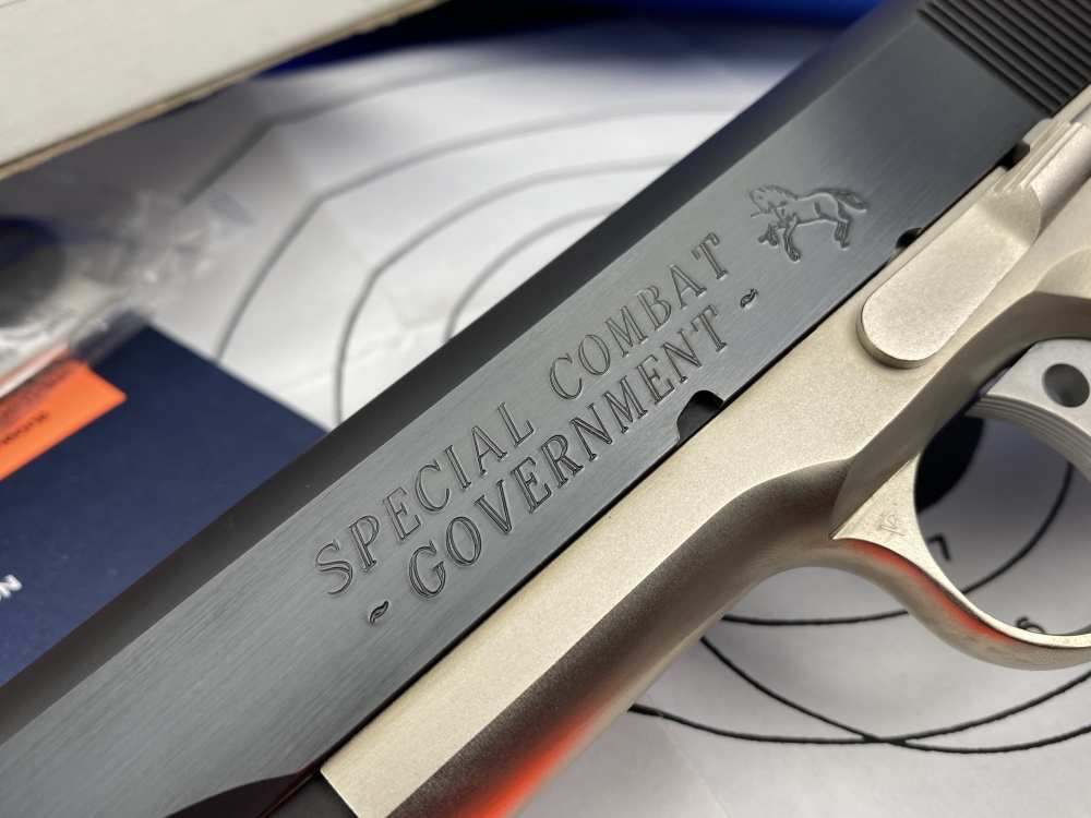Colt Special Combat Government E-Nickel Two-Tone .45ACP *RARE CUSTOM SHOP*-img-11