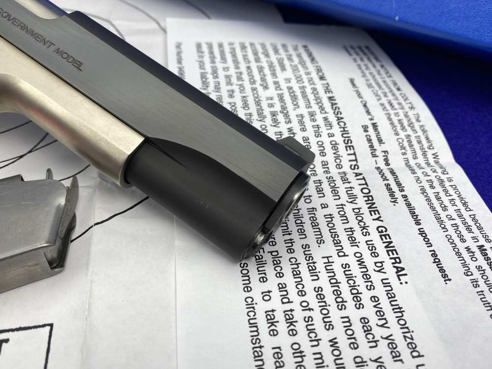 Colt Special Combat Government E-Nickel Two-Tone .45ACP *RARE CUSTOM SHOP*-img-18