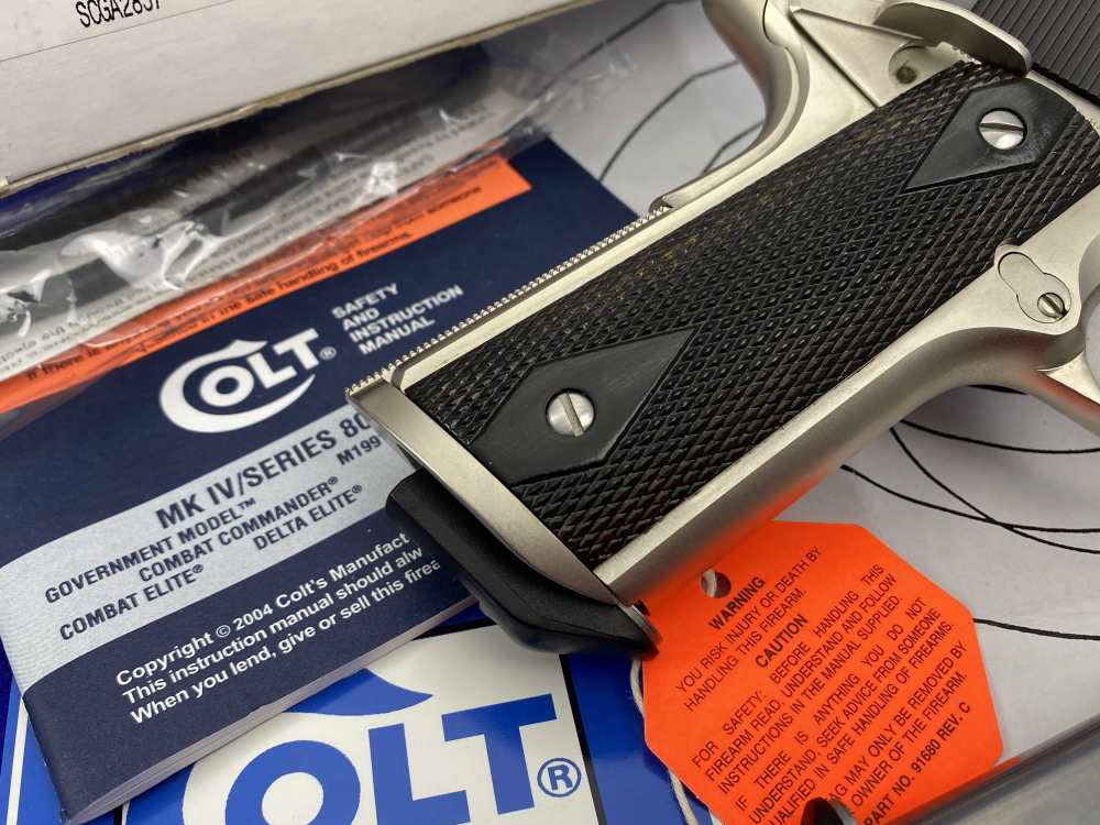 Colt Special Combat Government E-Nickel Two-Tone .45ACP *RARE CUSTOM SHOP*-img-13