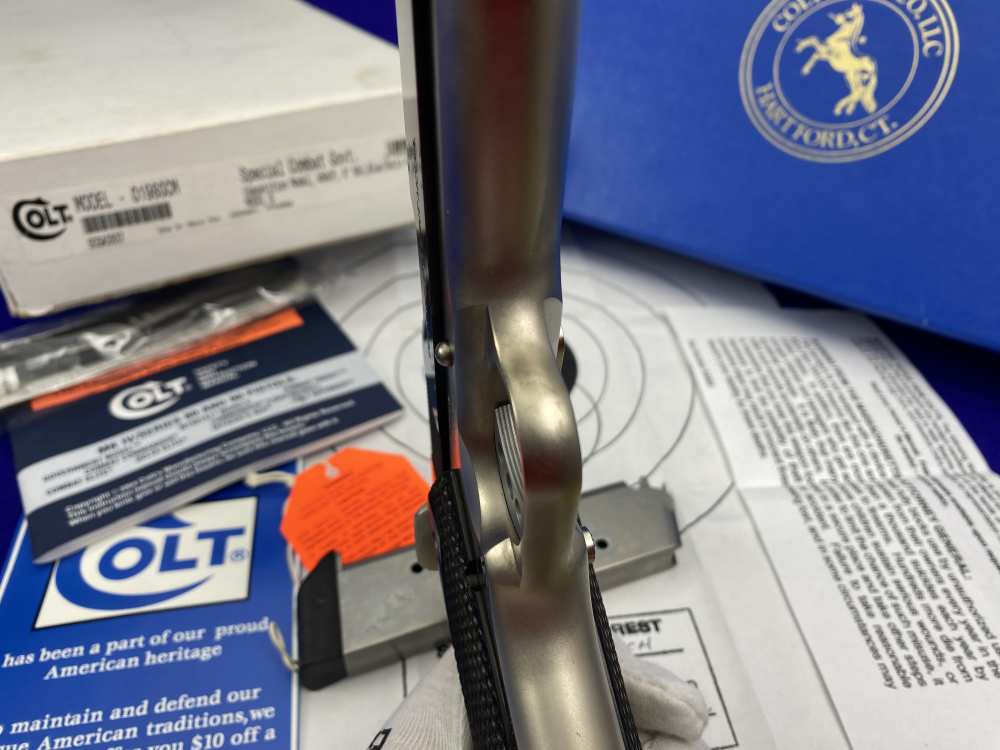 Colt Special Combat Government E-Nickel Two-Tone .45ACP *RARE CUSTOM SHOP*-img-30