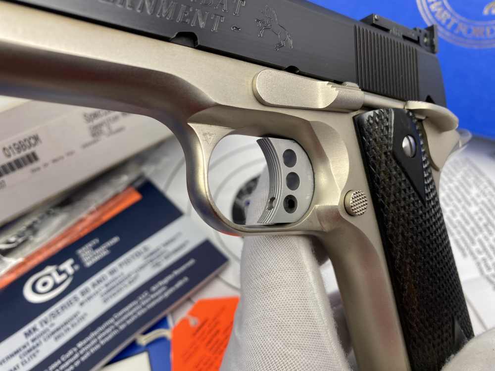 Colt Special Combat Government E-Nickel Two-Tone .45ACP *RARE CUSTOM SHOP*-img-35