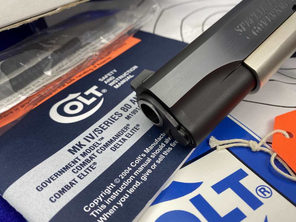 Colt Special Combat Government E-Nickel Two-Tone .45ACP *RARE CUSTOM SHOP*-img-10