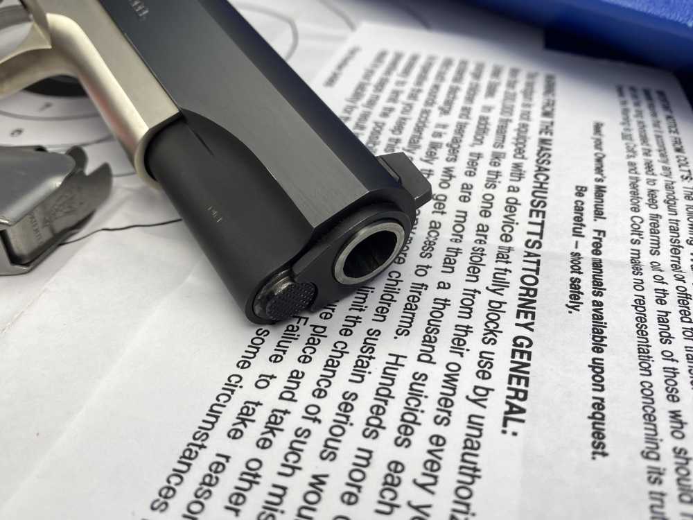 Colt Special Combat Government E-Nickel Two-Tone .45ACP *RARE CUSTOM SHOP*-img-19
