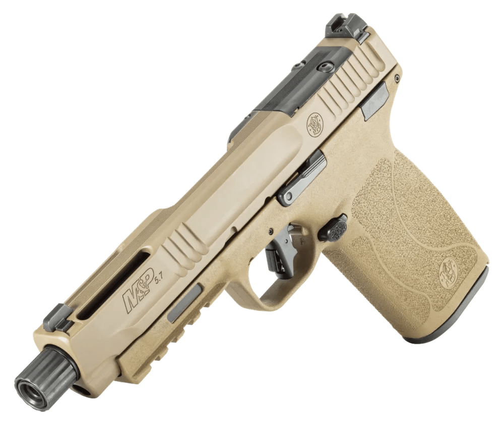 Smith & Wesson M&P5.7 FDE 5" threaded barrel 2 mags 22 rds NIB-img-3