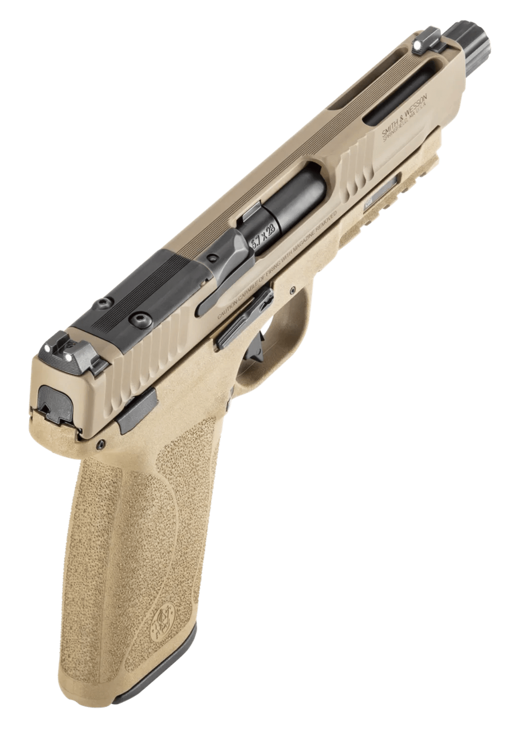 Smith & Wesson M&P5.7 FDE 5" threaded barrel 2 mags 22 rds NIB-img-4