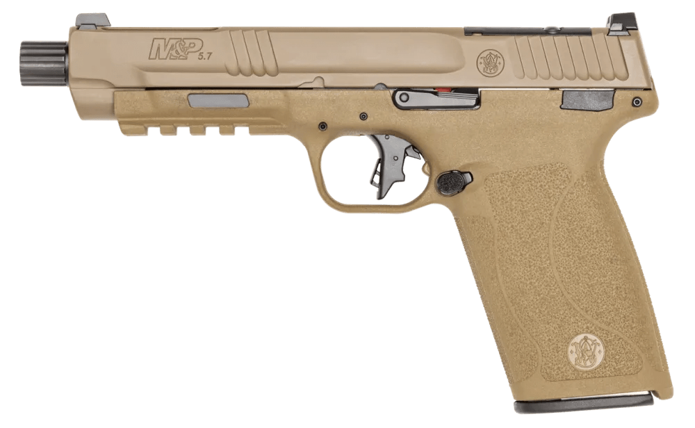 Smith & Wesson M&P5.7 FDE 5" threaded barrel 2 mags 22 rds NIB-img-0