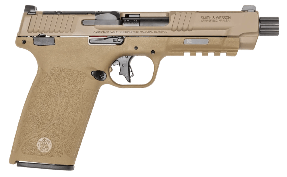 Smith & Wesson M&P5.7 FDE 5" threaded barrel 2 mags 22 rds NIB-img-5