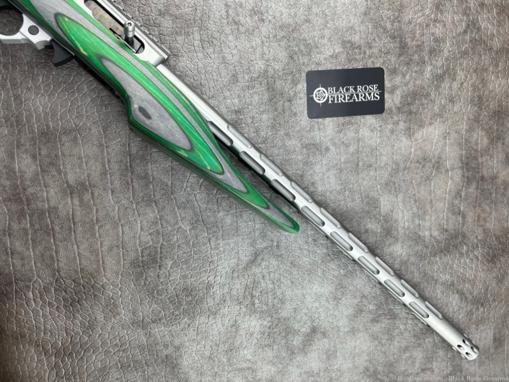 Volquartsen IF-5 .22LR Rifle w/ Green Lightweight Thumbhole Stock-img-1