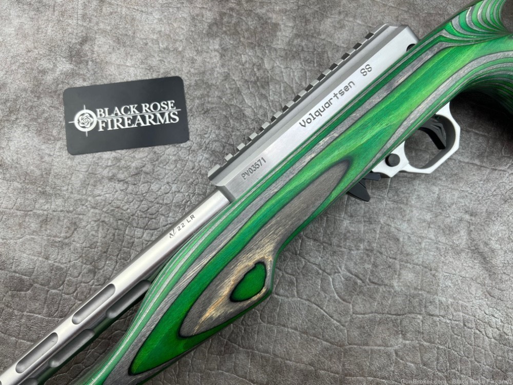 Volquartsen IF-5 .22LR Rifle w/ Green Lightweight Thumbhole Stock-img-5