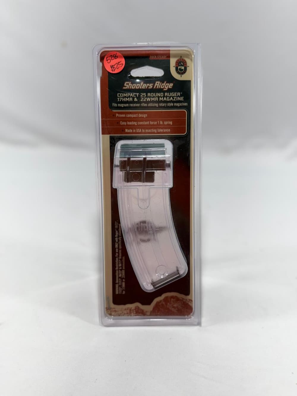 SHOOTERS RIDGE COMPACT 25 ROUND RUGER .17HMR & .22WMR MAGAZINE-img-0