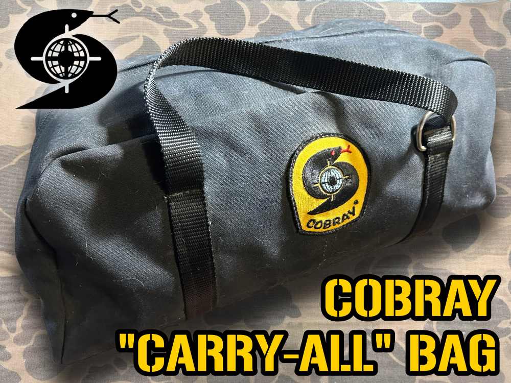 COBRAY “Carry-All” Duffle Bag MAC-10 M11 RPB SWD VTG 80s RARE EXC cond-img-0