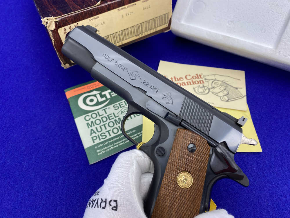 MINT & COMPLETE Colt Service Model Ace .22LR *DESIRABLE RIMFIRE COLT 1911*-img-32