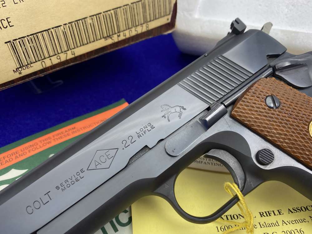 MINT & COMPLETE Colt Service Model Ace .22LR *DESIRABLE RIMFIRE COLT 1911*-img-6