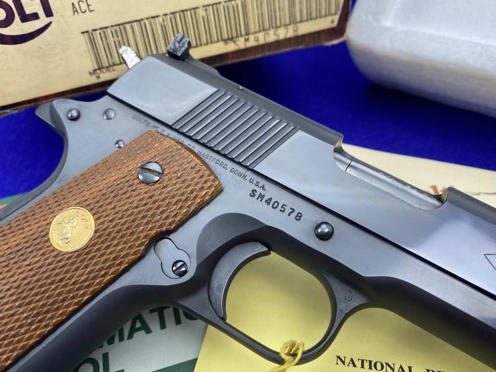 MINT & COMPLETE Colt Service Model Ace .22LR *DESIRABLE RIMFIRE COLT 1911*-img-12