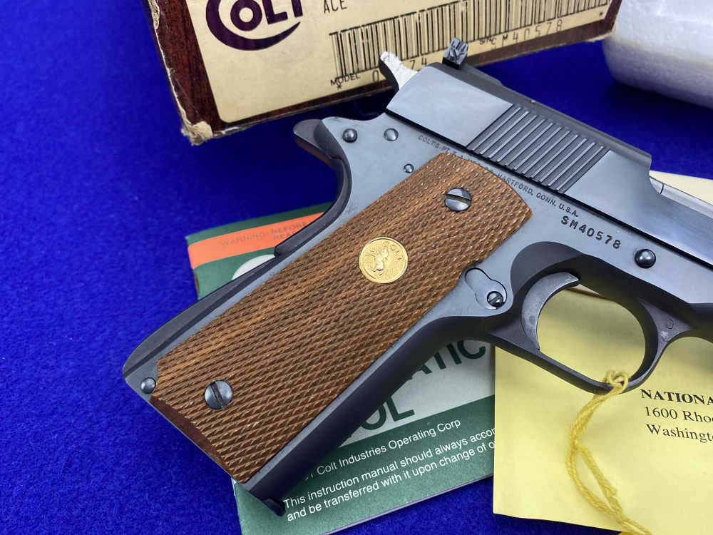 MINT & COMPLETE Colt Service Model Ace .22LR *DESIRABLE RIMFIRE COLT 1911*-img-10