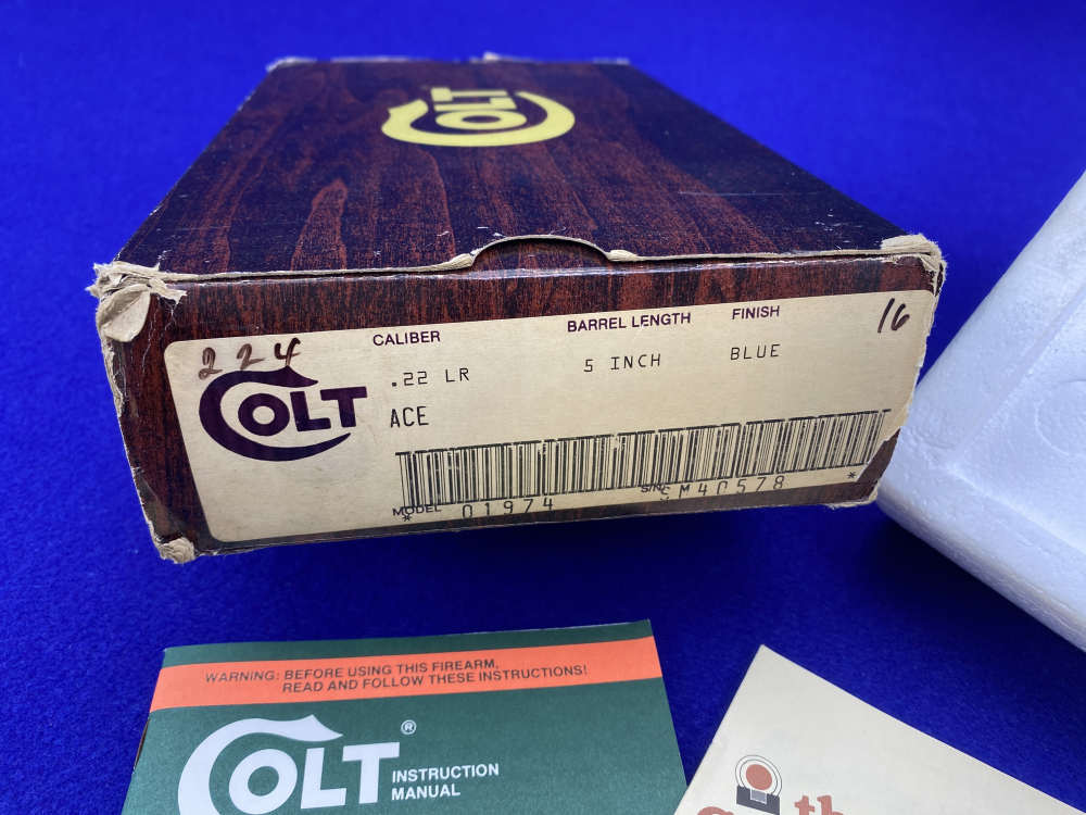 MINT & COMPLETE Colt Service Model Ace .22LR *DESIRABLE RIMFIRE COLT 1911*-img-38