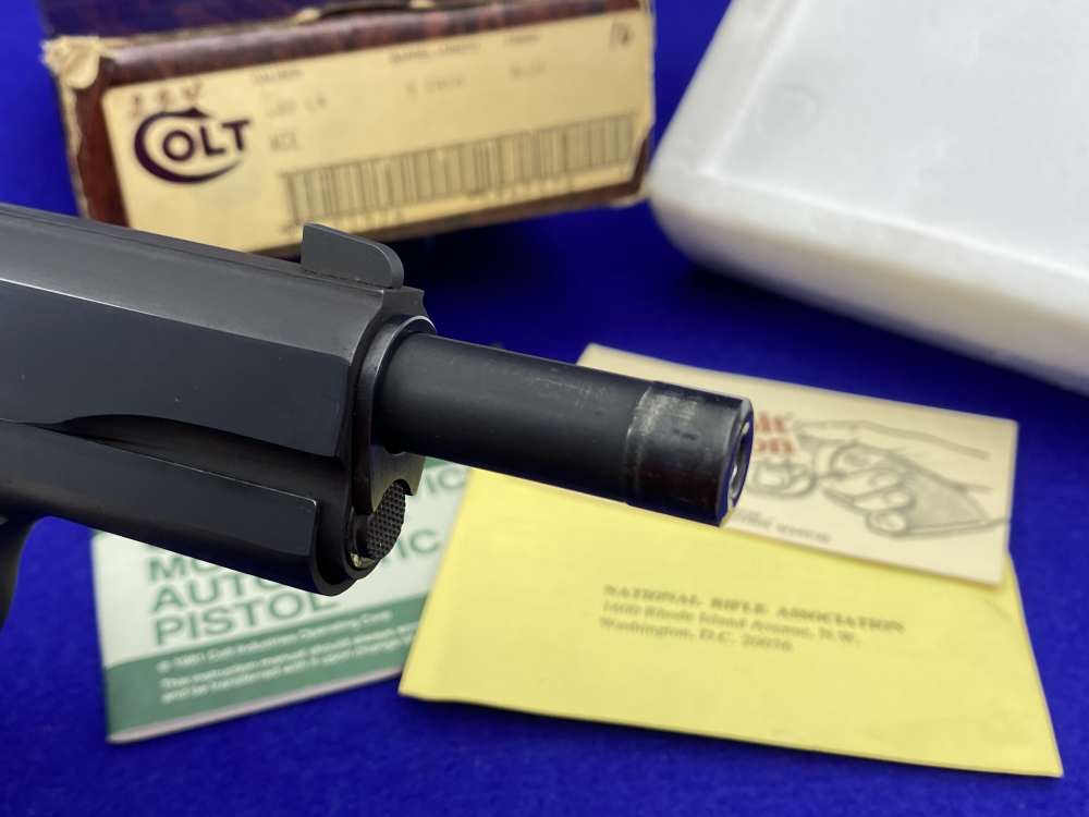 MINT & COMPLETE Colt Service Model Ace .22LR *DESIRABLE RIMFIRE COLT 1911*-img-35