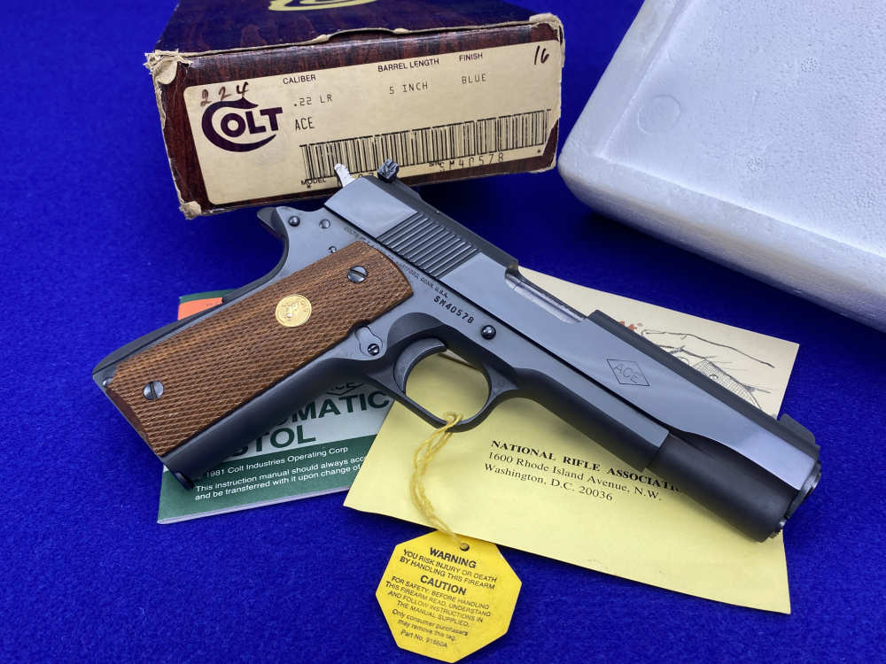 MINT & COMPLETE Colt Service Model Ace .22LR *DESIRABLE RIMFIRE COLT 1911*-img-9