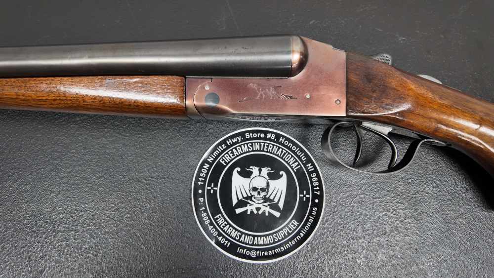  1932 WESTERN ARMS-Ithaca Gun | LONG RANGE 12GA 28"  SIDE/SIDE-img-3