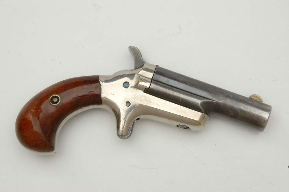 Colt No. 3 Thuer Deringer .41 RF Nickel/Blue Third Model 1875-1912 NO RES.-img-1