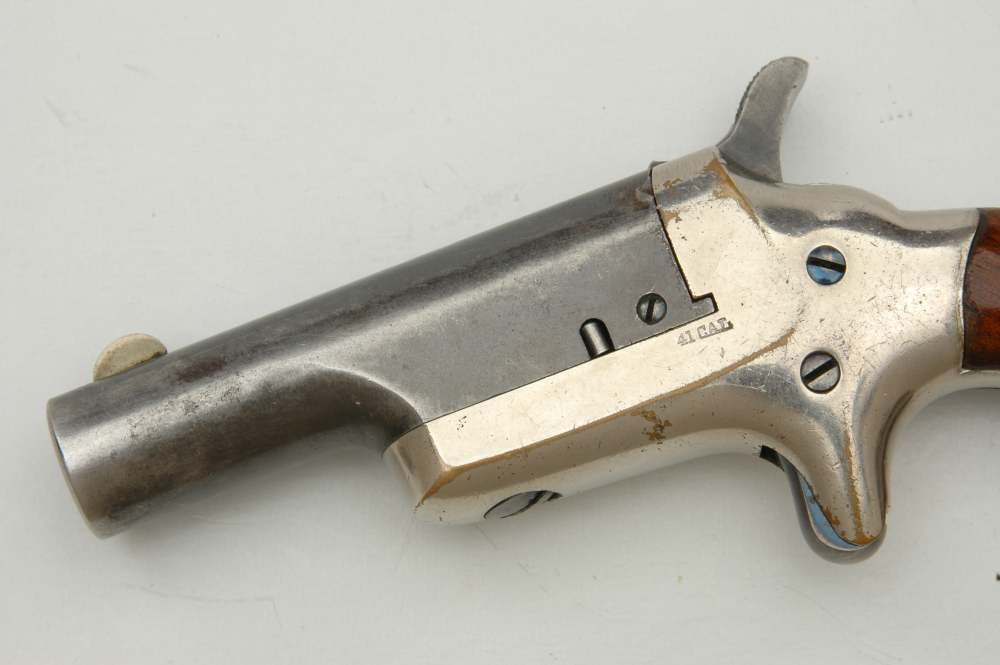 Colt No. 3 Thuer Deringer .41 RF Nickel/Blue Third Model 1875-1912 NO RES.-img-5