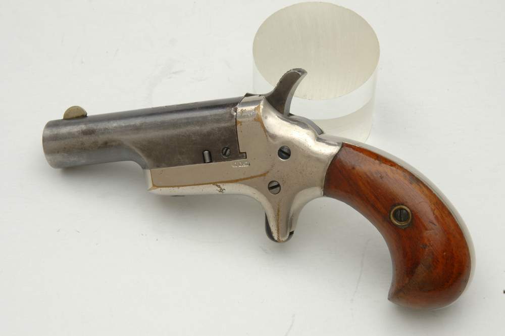 Colt No. 3 Thuer Deringer .41 RF Nickel/Blue Third Model 1875-1912 NO RES.-img-12
