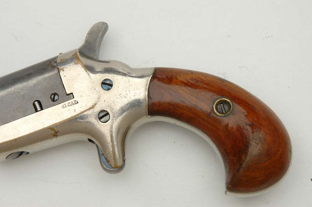 Colt No. 3 Thuer Deringer .41 RF Nickel/Blue Third Model 1875-1912 NO RES.-img-4