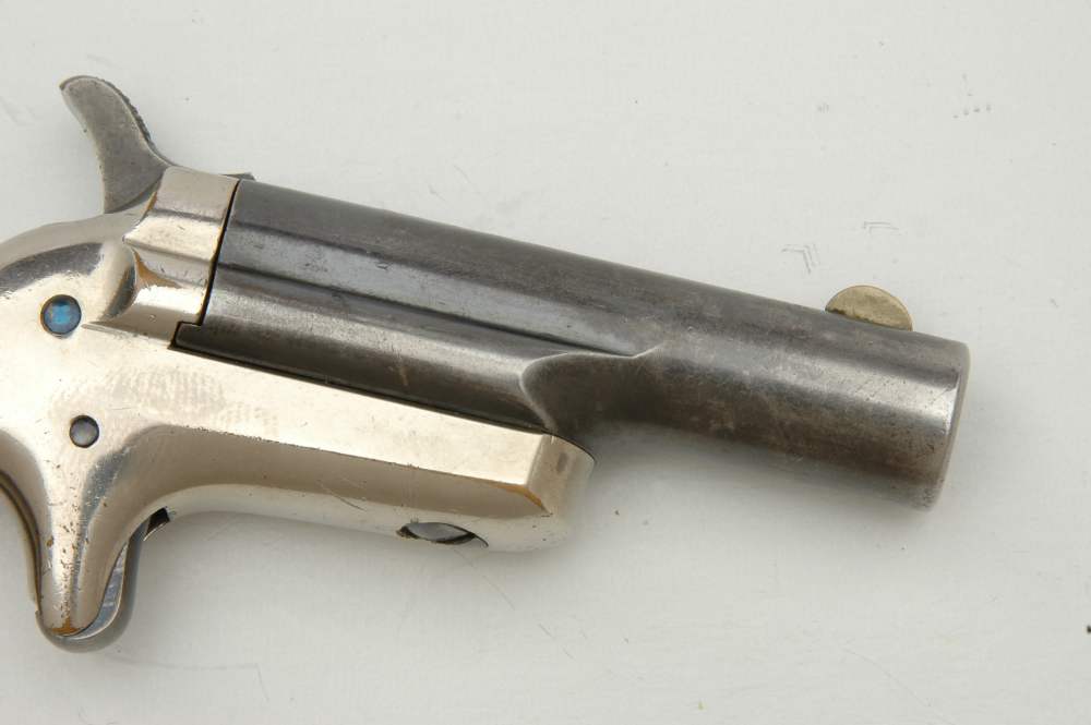 Colt No. 3 Thuer Deringer .41 RF Nickel/Blue Third Model 1875-1912 NO RES.-img-2