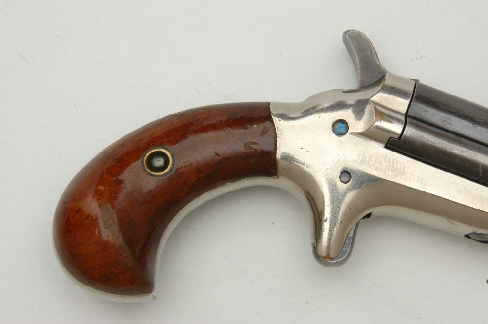 Colt No. 3 Thuer Deringer .41 RF Nickel/Blue Third Model 1875-1912 NO RES.-img-3