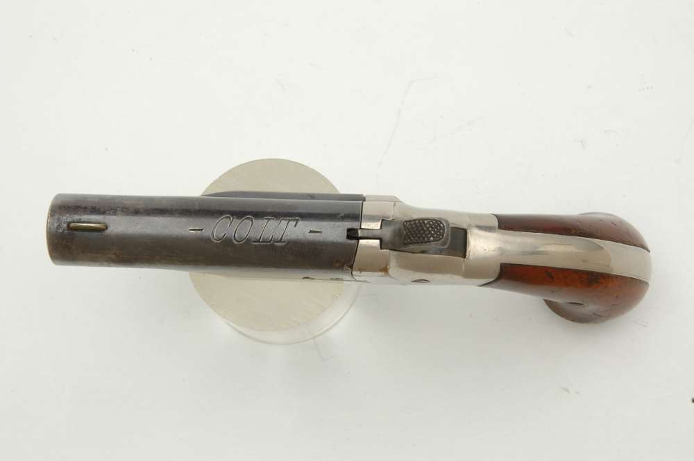 Colt No. 3 Thuer Deringer .41 RF Nickel/Blue Third Model 1875-1912 NO RES.-img-8
