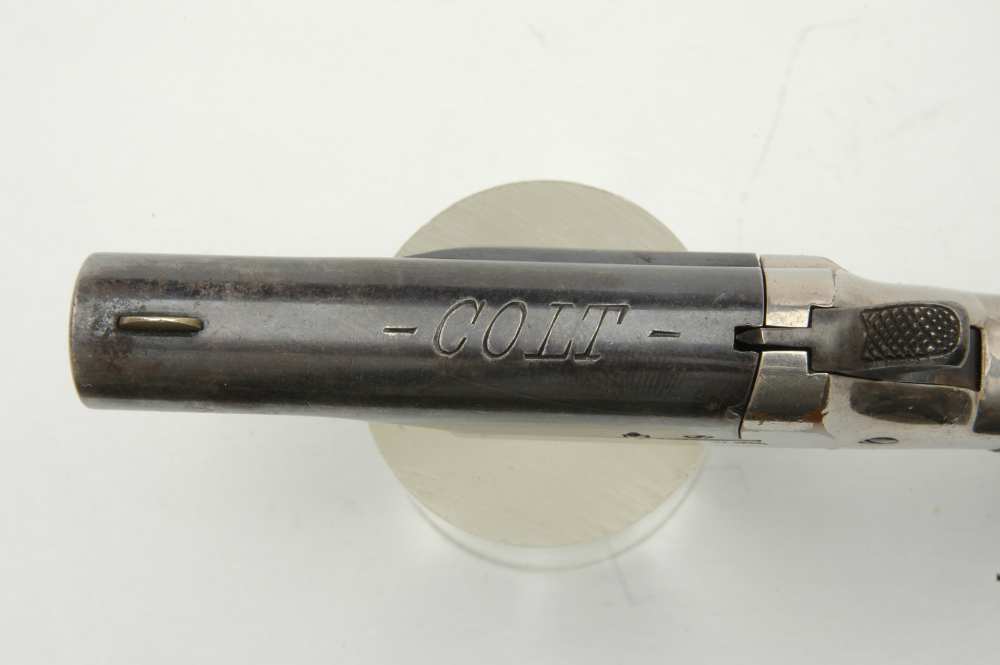 Colt No. 3 Thuer Deringer .41 RF Nickel/Blue Third Model 1875-1912 NO RES.-img-9