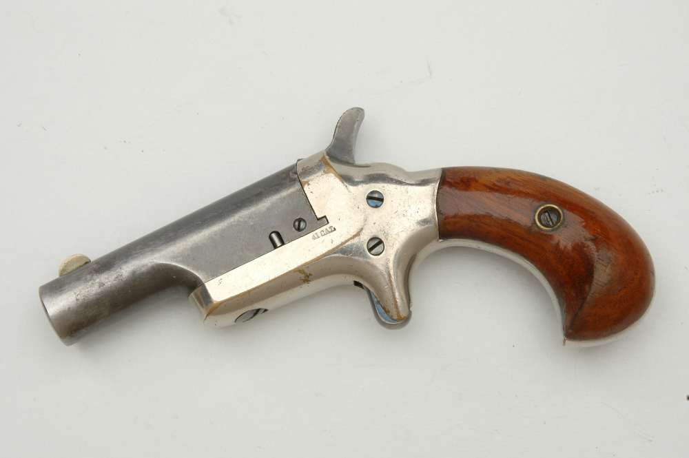 Colt No. 3 Thuer Deringer .41 RF Nickel/Blue Third Model 1875-1912 NO RES.-img-0