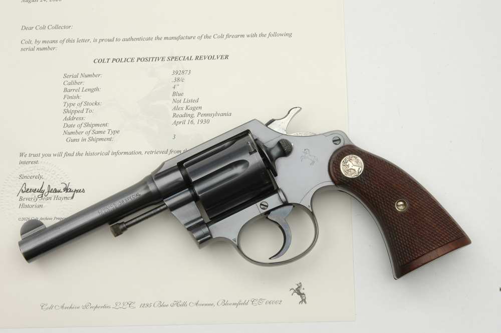 Colt Police Positive Special .38 Spl. Stunning Near Mint 1930 mfg. NO RES. -img-0
