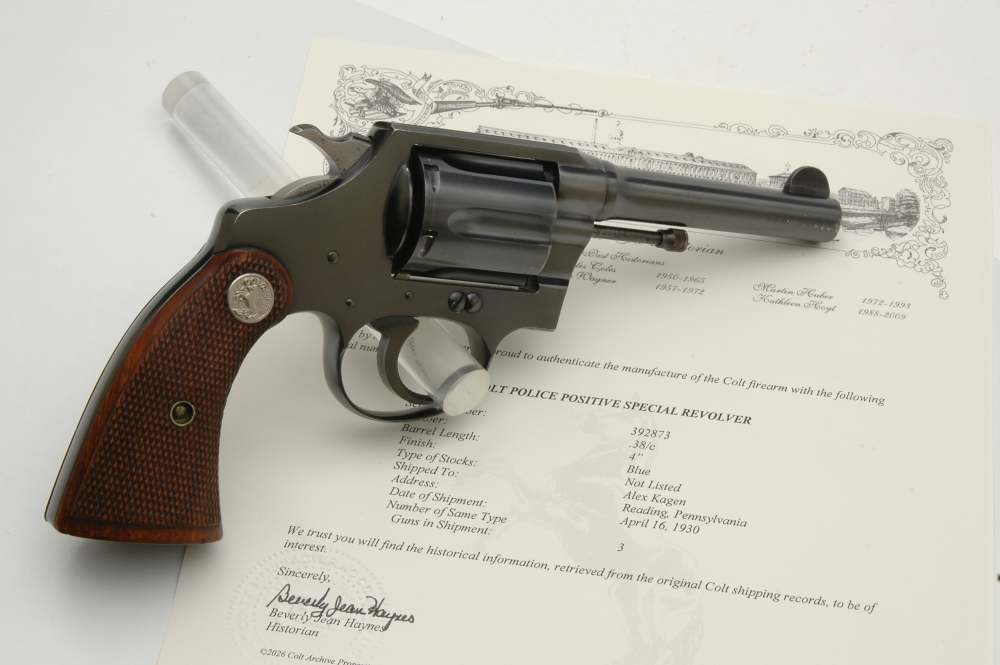 Colt Police Positive Special .38 Spl. Stunning Near Mint 1930 mfg. NO RES. -img-20