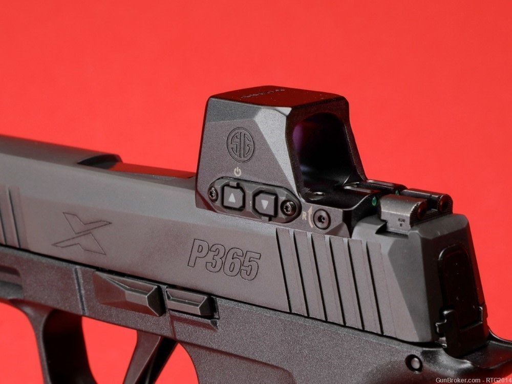 Sig P365 XMacro Comp Romeo-X Red Dot NIB 2x17rd Mags Free2-Day NoCCfee-img-3