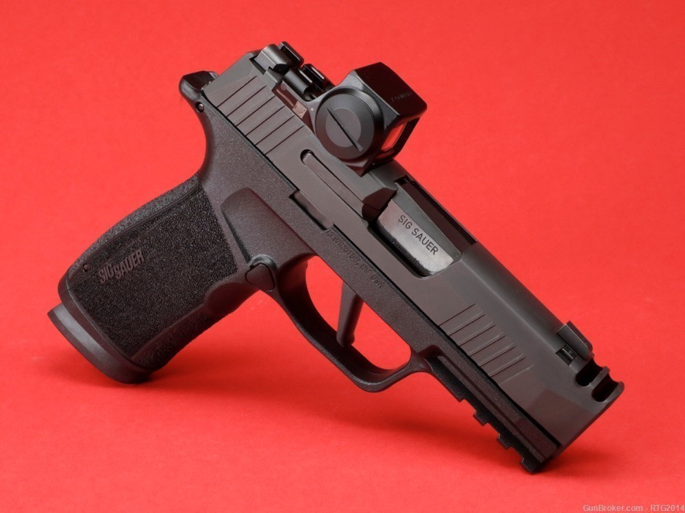 Sig P365 XMacro Comp Romeo-X Red Dot NIB 2x17rd Mags Free2-Day NoCCfee-img-1