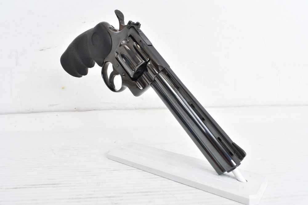 Colt Python .357 Magnum – 6" Barrel – Wood & Hogue Grips – Box & Manual-img-5