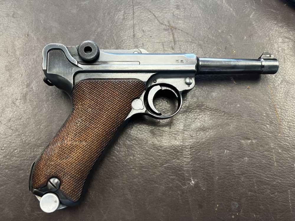 German Luger P.08 WWII 1939, matching numbers-img-2