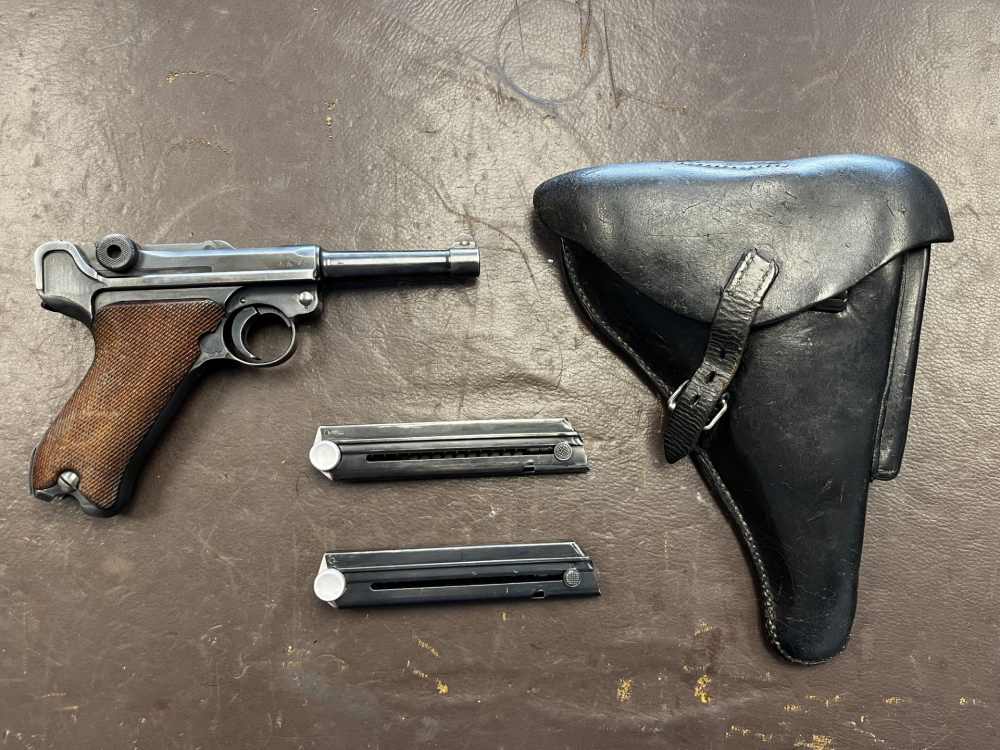 German Luger P.08 WWII 1939, matching numbers-img-0