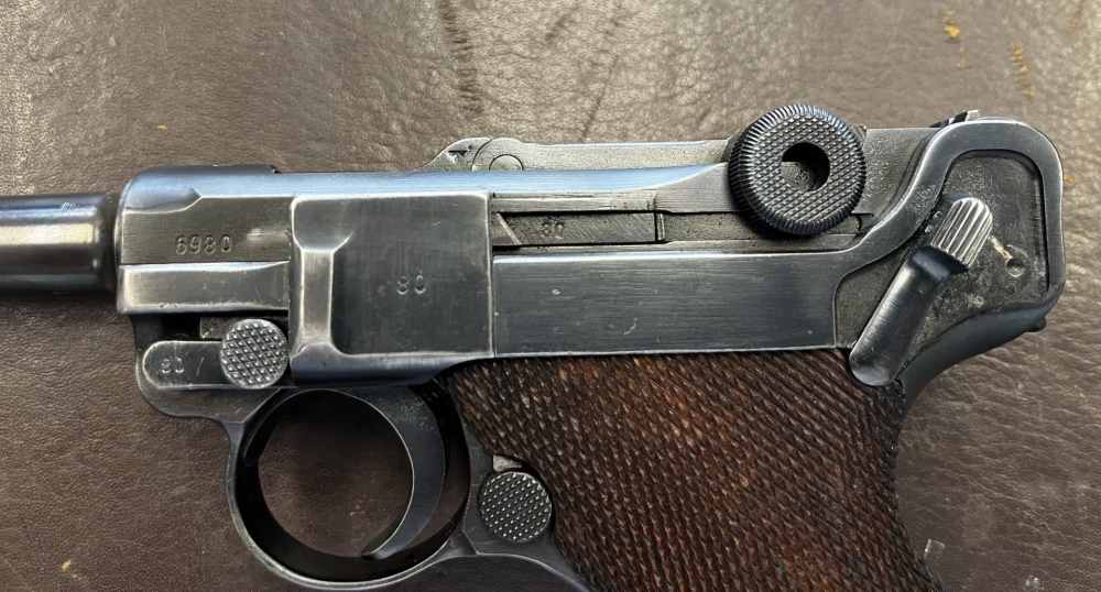 German Luger P.08 WWII 1939, matching numbers-img-3