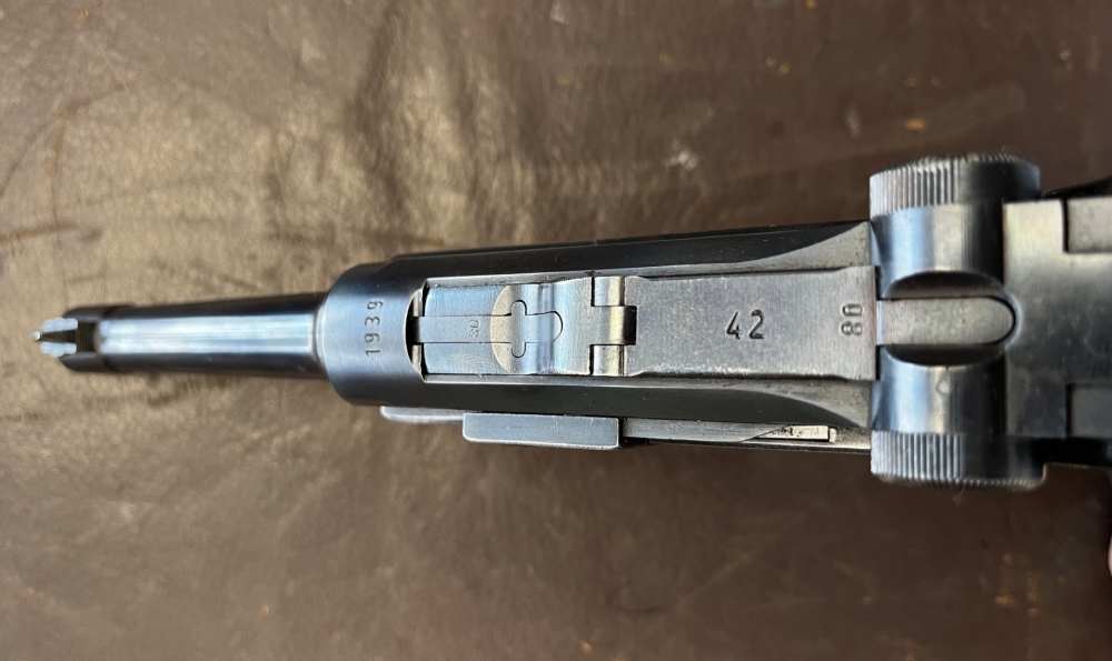 German Luger P.08 WWII 1939, matching numbers-img-4