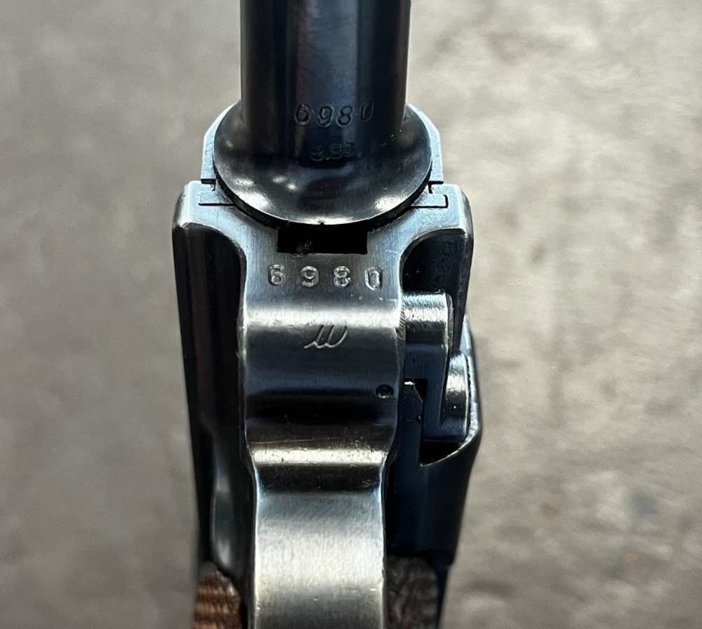 German Luger P.08 WWII 1939, matching numbers-img-15