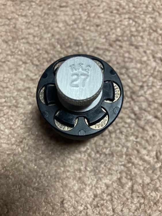 HKS 27 6 shot .357 .38 N frame Speedloader-img-0