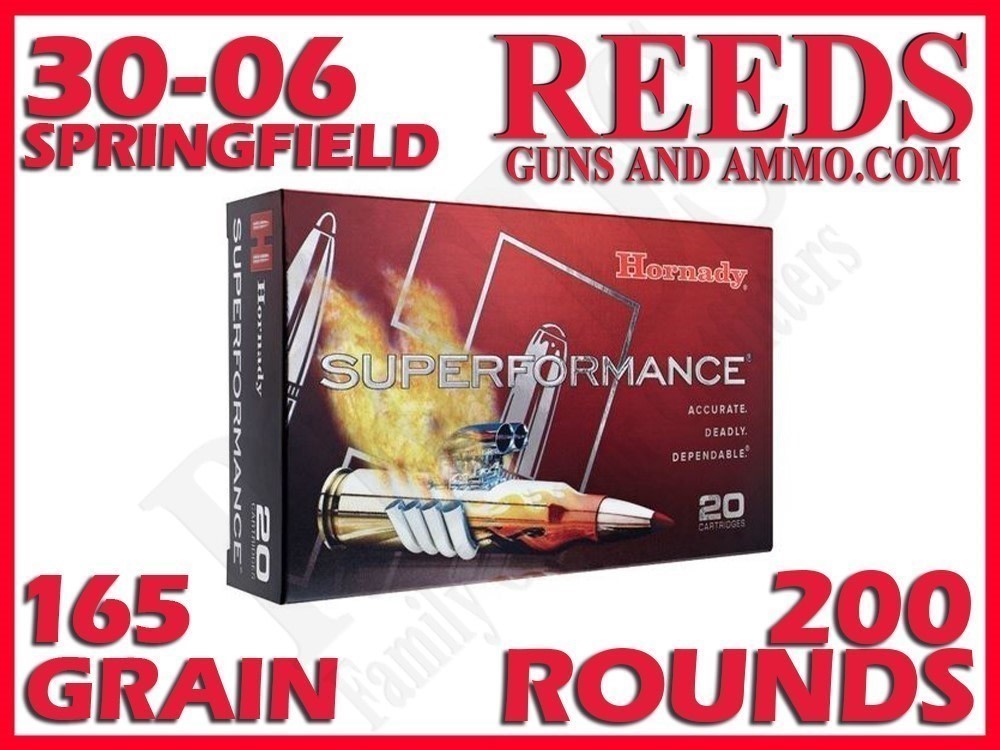 Hornady CX Superformance Copper 30-06 Spfld 165 Grain 200rds 81169-img-0