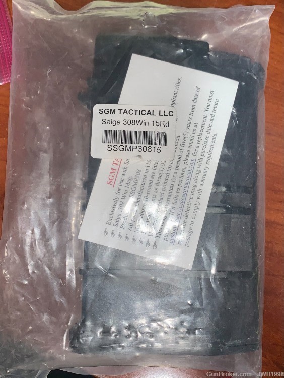 SGM TACTICAL SAIGA 308 WIN / 15 ROUND MAG -img-0
