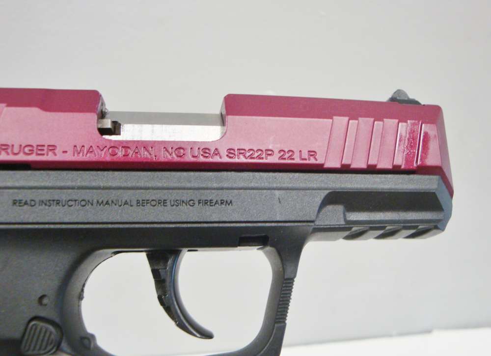 Ruger Model SR22P Semi-Auto .22LR Pistol Plum Slide LIKE NEW!-img-6
