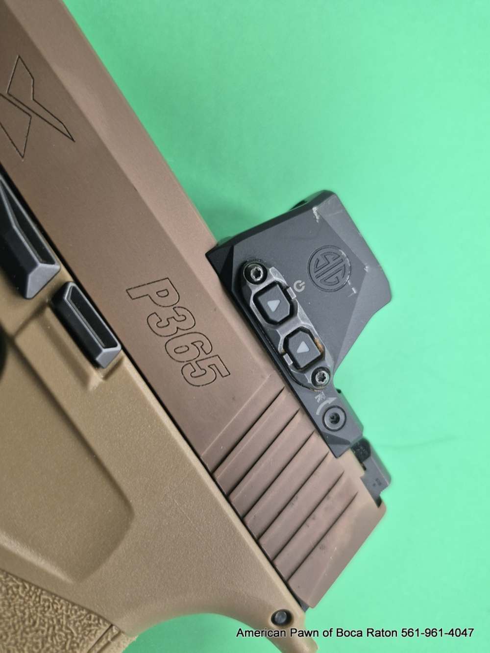 Sig Sauer P365 X-Macro Comp 2A Edition Pistol 798681696352 RED DOT ROMEO X -img-5