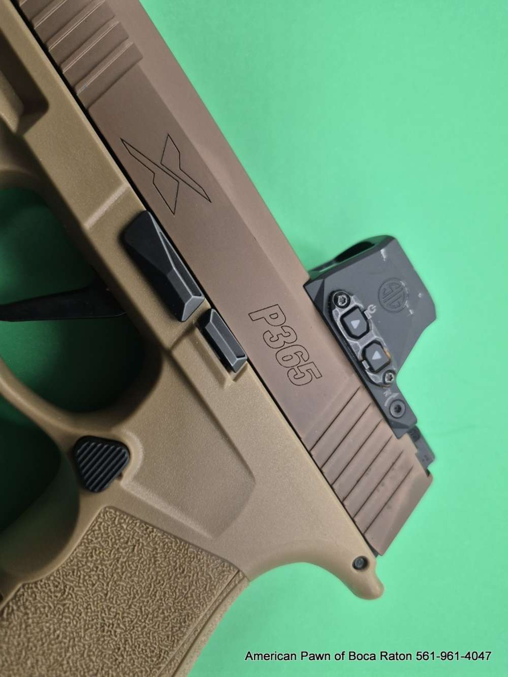 Sig Sauer P365 X-Macro Comp 2A Edition Pistol 798681696352 RED DOT ROMEO X -img-8