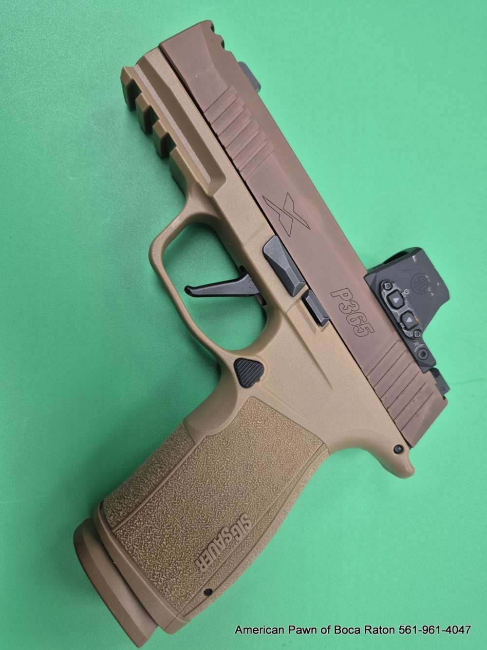 Sig Sauer P365 X-Macro Comp 2A Edition Pistol 798681696352 RED DOT ROMEO X -img-4