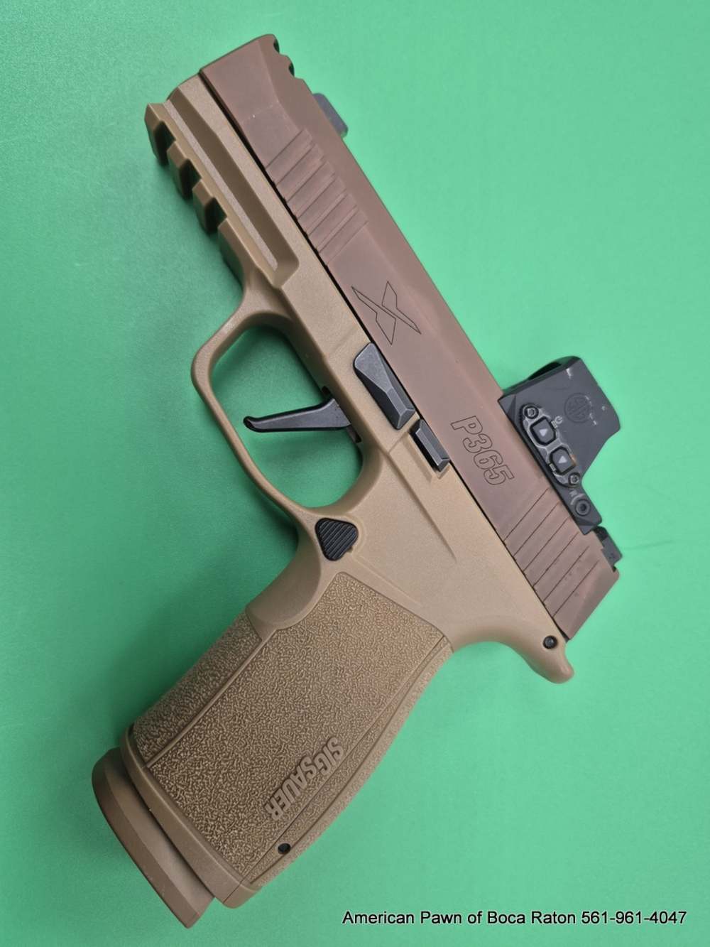 Sig Sauer P365 X-Macro Comp 2A Edition Pistol 798681696352 RED DOT ROMEO X -img-3